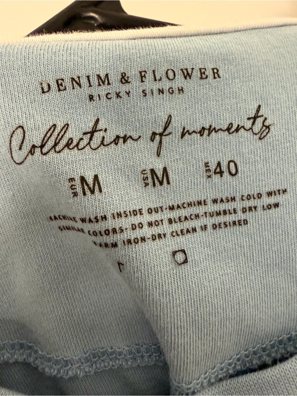 Denim & Flower Sky-Blue Palm Graphic Short Sleeve Tee - Picture 5 of 7